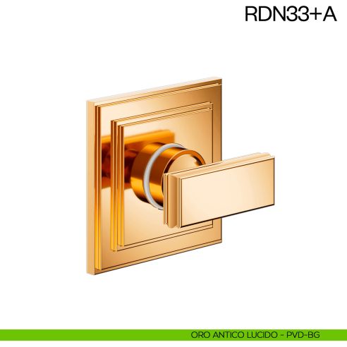 Nottolino per porta RDN33 dnd Handles oro antico lucido