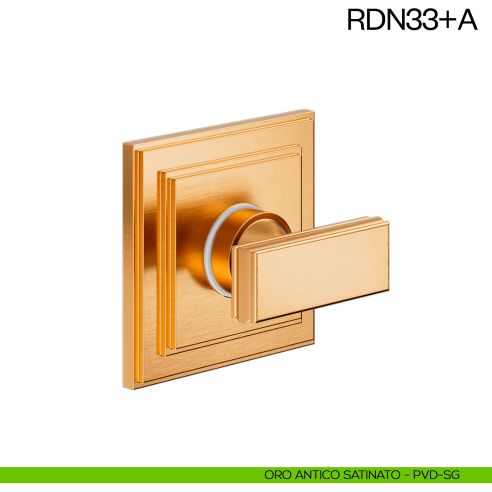 Nottolino per porta RDN33 dnd Handles oro antico satinato