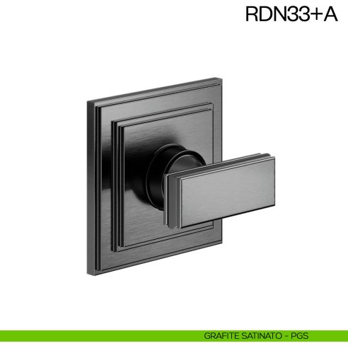 Nottolino per porta RDN33 dnd Handles grafite satinato