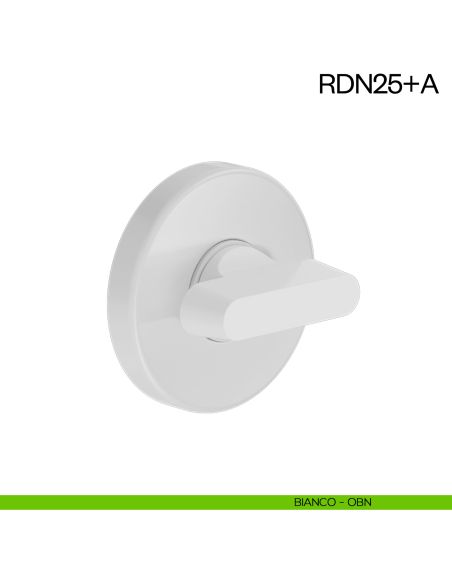 Nottolino per porta RDN25 dnd Handles bianco