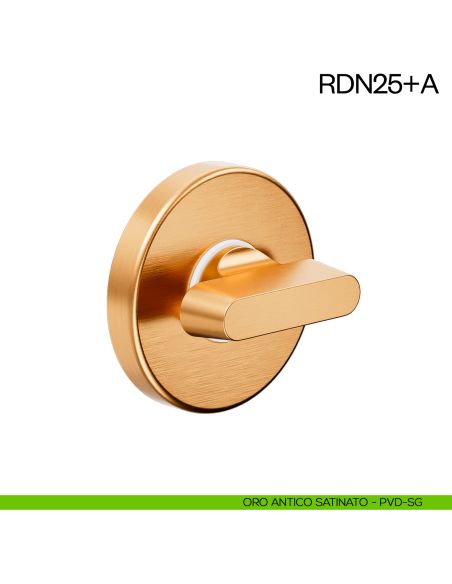 Nottolino per porta RDN25 dnd Handles oro antico satinato