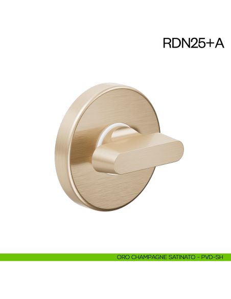 Nottolino per porta RDN25 dnd Handles oro champagne satinato