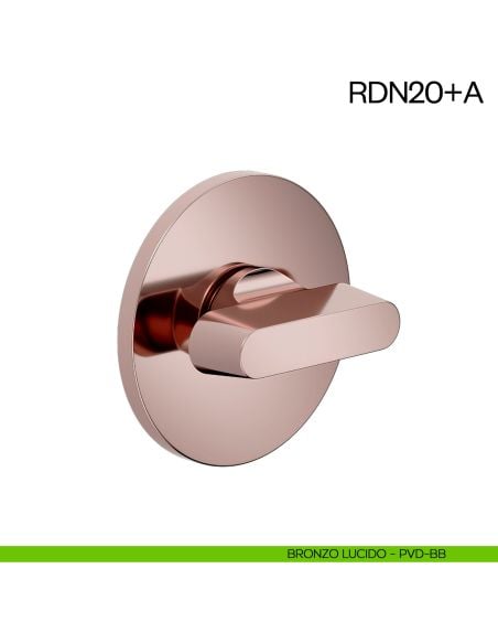 Nottolino per porta RDN20 dnd Handles bronzo lucido