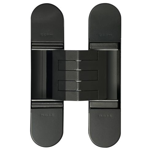 Cerniera a scomparsa regolabile per porte Ceam 1450 - zama verniciato nero opaco