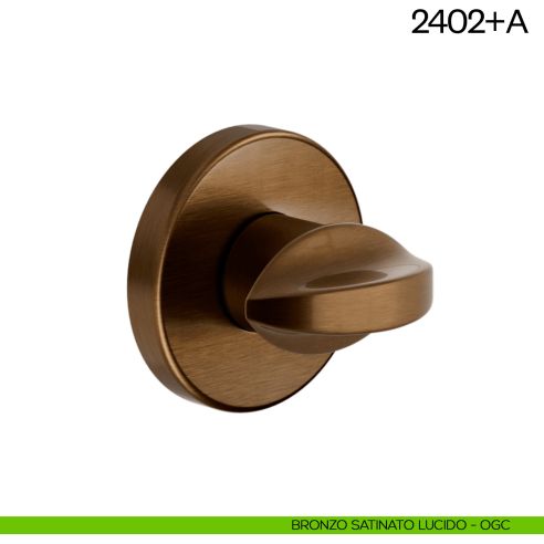 Nottolino per porta 2402 dnd Handles bronzo satinato lucido