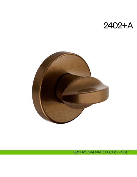 Nottolino per porta 2402 dnd Handles bronzo satinato lucido