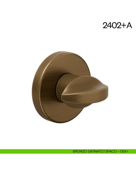 Nottolino per porta 2402 dnd Handles bronzo satinato opaco