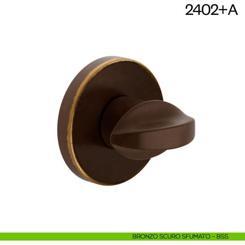 Nottolino per porta 2402 dnd Handles bronzo scuro sfumato