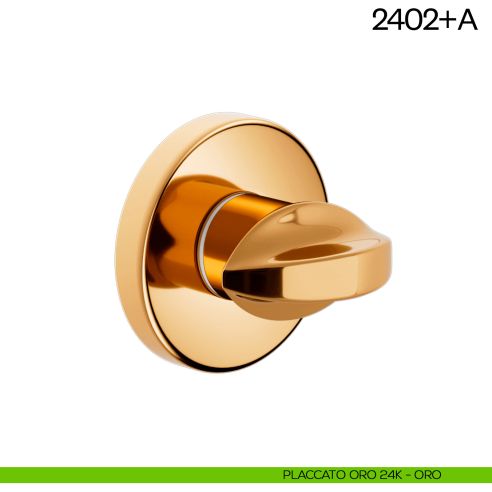 Nottolino per porta 2402 dnd Handles placcato oro 24k