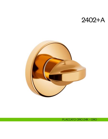 Nottolino per porta 2402 dnd Handles placcato oro 24k