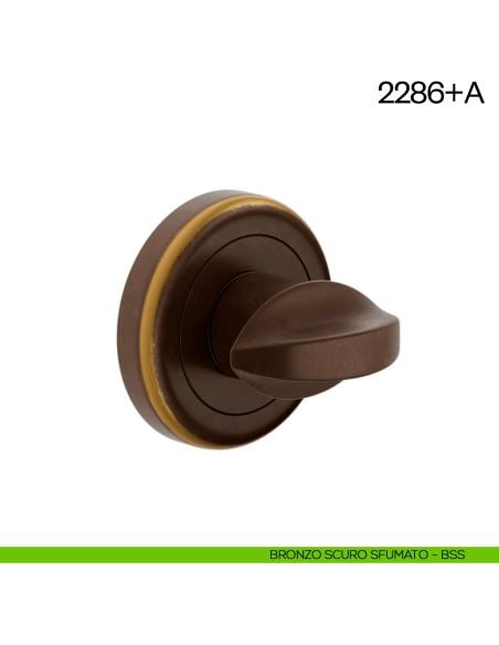Nottolino per porta 2286 dnd Handles bronzo scuro sfumato