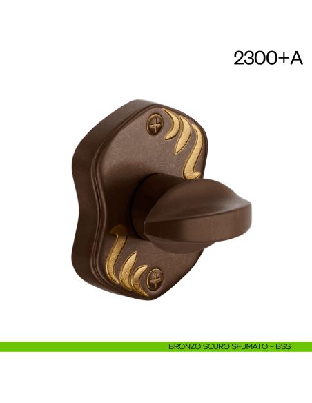 Nottolino per porta 2300 dnd Handles bronzo scuro sfumato