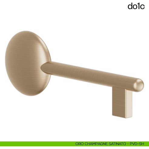 Chiave per porta interna Dolce dnd Handles oro champagne satinato