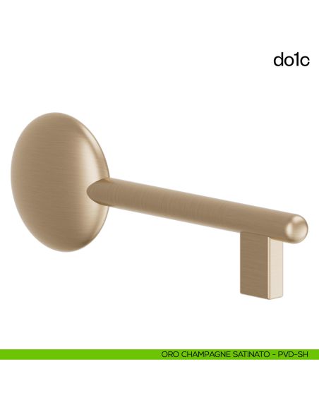 Chiave per porta interna Dolce dnd Handles oro champagne satinato