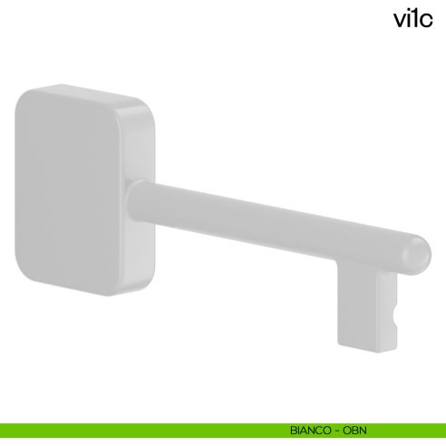 Chiave per porta interna VI1C dnd Handles bianco