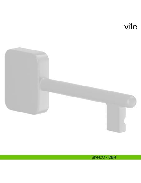 Chiave per porta interna VI1C dnd Handles bianco