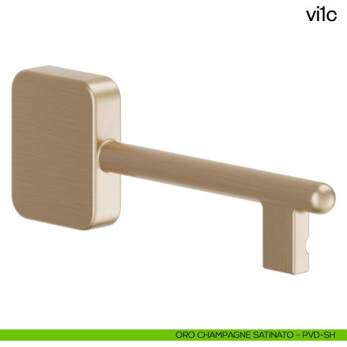 Chiave per porta interna VI1C dnd Handles oro champagne satinato