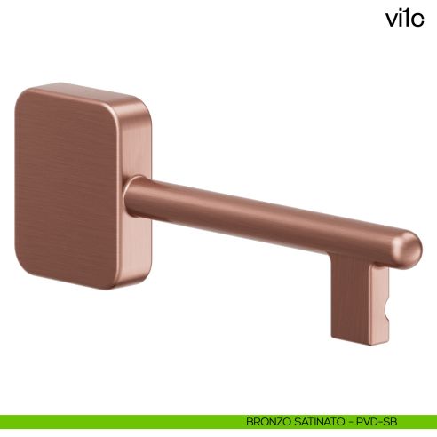 Chiave per porta interna VI1C dnd Handles bronzo satinato