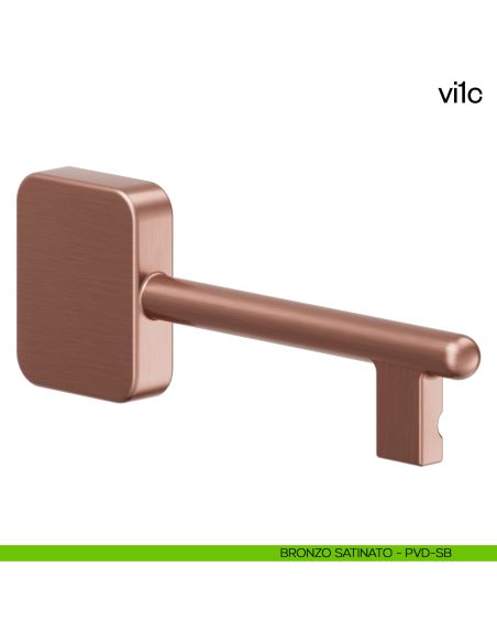 Chiave per porta interna VI1C dnd Handles bronzo satinato