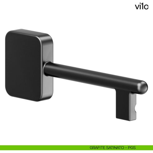 Chiave per porta interna VI1C dnd Handles grafite satinato