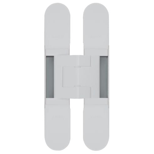 Cerniera a scomparsa regolabile per porte Ceam 1428 - zama verniciato bianco