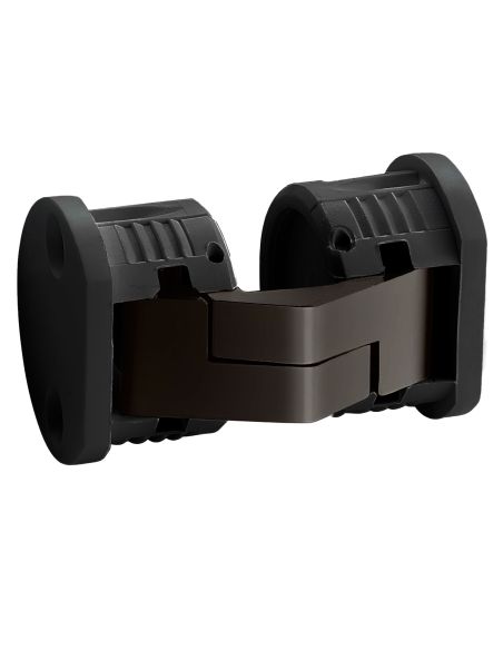 Cerniera a scomparsa per tavolo Ceam 2000 - ottone brunito - nylon nero