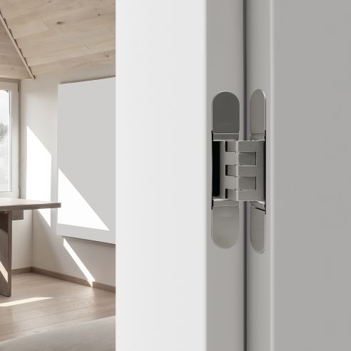 Cerniera invisibile nera regolabile per porte pesanti Ceam 1431