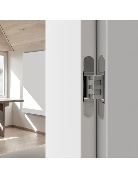 Cerniera invisibile nera regolabile per porte pesanti Ceam 1431