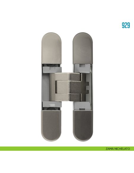 Cerniera invisibile nichelata regolabile per mobile Ceam 929