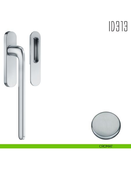 Maniglione per alzante scorrevole ID313 singolo Colombo Design cromat