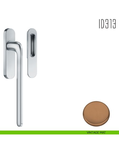 Maniglione per alzante scorrevole ID313 singolo Colombo Design vintage mat