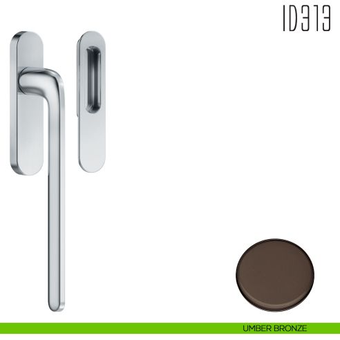 Maniglione per alzante scorrevole ID313 singolo Colombo Design umber bronze