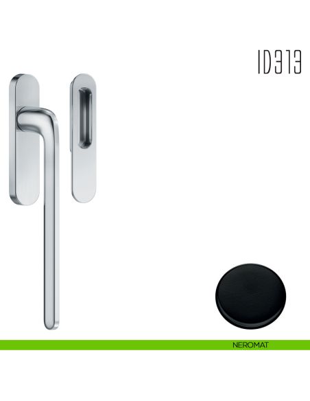 Maniglione per alzante scorrevole ID313 singolo Colombo Design neromat