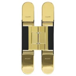 Cerniera a scomparsa ottonata regolabile per porta Ceam 1430