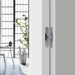 Cerniera a scomparsa ottonata regolabile per porta Ceam 1430 2