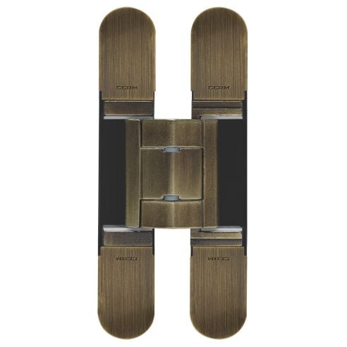 Cerniera invisibile regolabile per porta Ceam 1430 - zama bronzo spazzolato