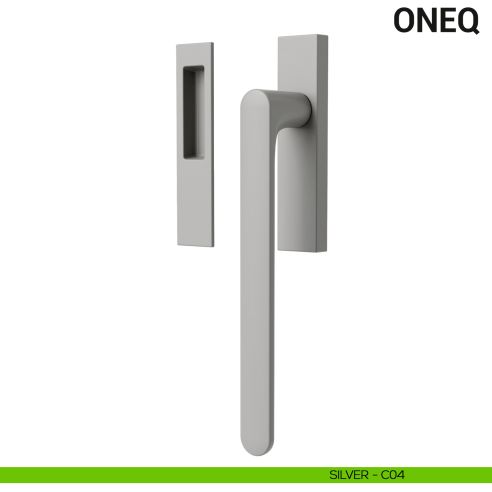 Maniglione per alzante scorrevole One Colombo Design singolo Mood Collection silver