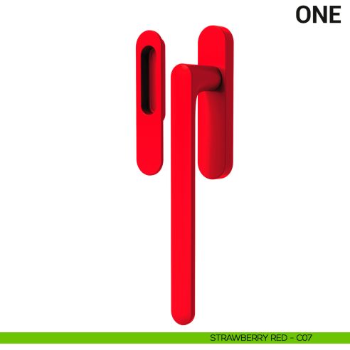 Maniglione per alzante scorrevole One Colombo Design singolo Mood Collection strawberry red