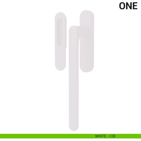 Maniglione per alzante scorrevole One Colombo Design singolo Mood Collection white