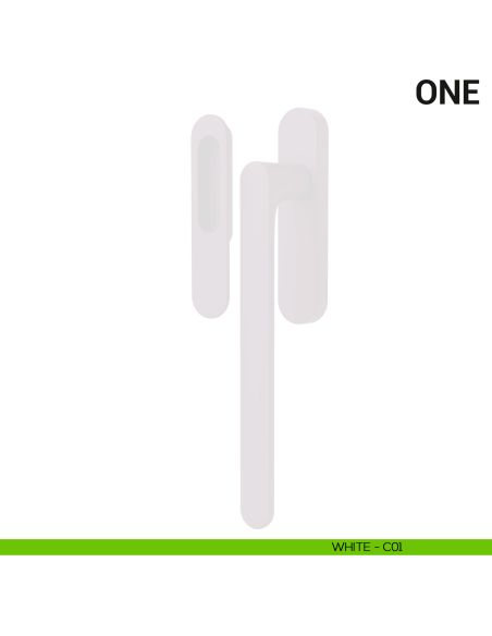 Maniglione per alzante scorrevole One Colombo Design singolo Mood Collection white