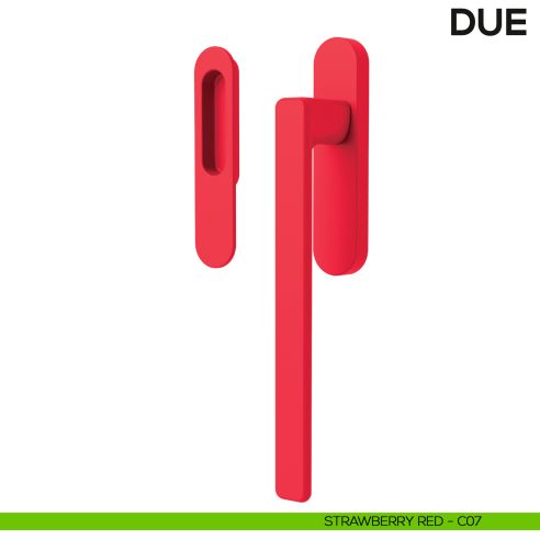 Maniglione per alzante scorrevole Due Colombo Design singolo Mood Collection strawberry red