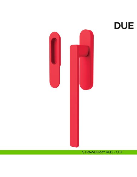 Maniglione per alzante scorrevole Due Colombo Design singolo Mood Collection strawberry red