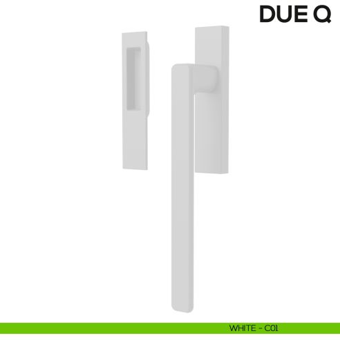 Maniglione per alzante scorrevole Due Colombo Design singolo Mood Collection white