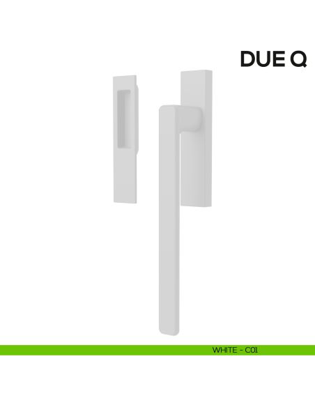 Maniglione per alzante scorrevole Due Colombo Design singolo Mood Collection white