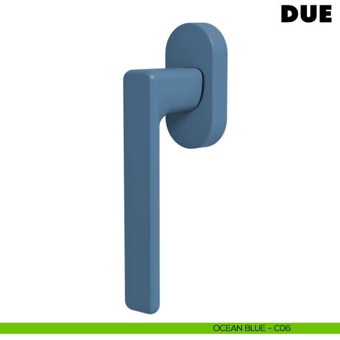 Maniglia per finestra martellina DK Due Colombo Design Mood Collection ocean blue