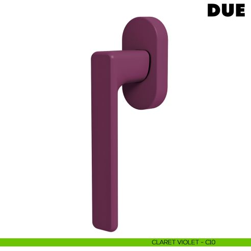 Maniglia per finestra martellina DK Due Colombo Design Mood Collection claret violet