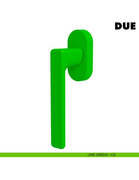 Maniglia per finestra martellina DK Due Colombo Design Mood Collection lime green