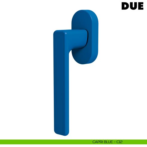 Maniglia per finestra martellina DK Due Colombo Design Mood Collection capri blue