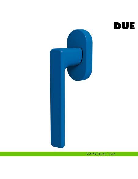 Maniglia per finestra martellina DK Due Colombo Design Mood Collection capri blue