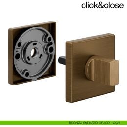 Sistema Click & Close Dnd con chiave magnetica e bocchetta quadra 2